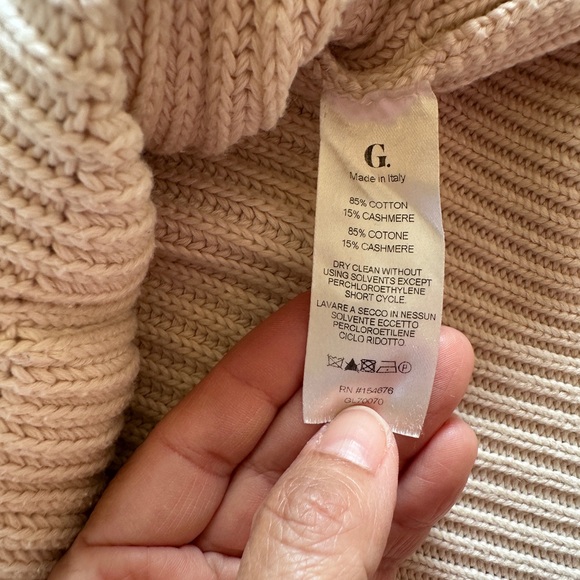 Women's Cream Cardigan Sweater - Picture 6 of 6